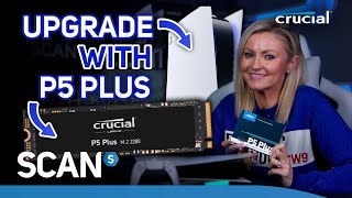 How to upgrade your PS5 with a Crucial P5 Plus SSD with heat sink [upl. by Hakilam]