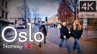 👣Walk with Me in Norway  Majorstuen in Oslo  4K experience  Autumn 2023👣 [upl. by Sibley]