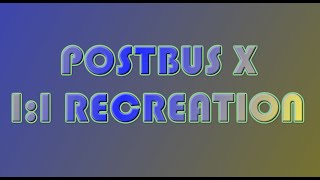 Postbus X Main theme 11 Recreaction [upl. by Ellerred]