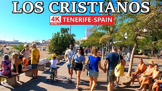 TENERIFE  LOS CRISTIANOS  First Day of the Year ☀️ How does it look 🤔 4K Walk ● January 2024 [upl. by Laohcin828]