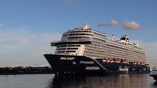 Mein Schiff 7  Auslaufen aus Warnemünde am 12092024 [upl. by Rosenblum]