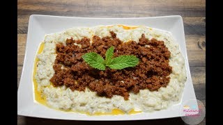 Ali Nazik Kebabı Tarifi  Kıymalı Ali Nazik Kebabı  Kebab Recipe [upl. by Rogerg]