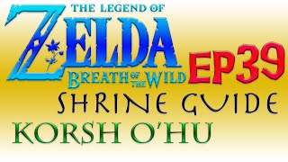 HOW TO FIND AND COMPLETE KORSH OHU SHRINE  LOZ BOTW Shrine Guide  ALL 120 SHRINES w ZieArrow [upl. by Eglantine]