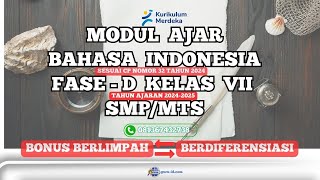 modul ajar bahasa indonesia kelas 7 Edisi Revisi cp 2024 [upl. by Venditti]