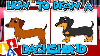 How To Draw A Dachshund [upl. by Solenne]