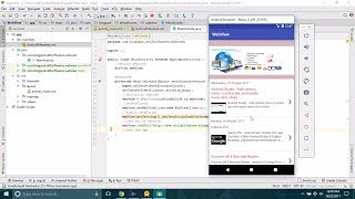 Convert a Website into Android Application  Android Studio  Java [upl. by Asirret]