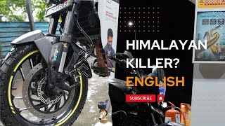 How comfortable and massive looking is my dominar400 🔥  Himalayan killer  English [upl. by Yderf]