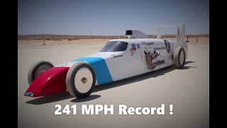 Aardema Brauns New 241 MPH Land Speed Record  El Mirage 61222 [upl. by Neil]