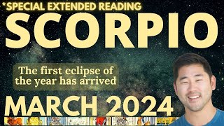 Scorpio March 2024  UNFORGETTABLE RAPTUROUS SPREAD YOU’VE NEVER HAD Tarot Horoscope ♏️ [upl. by Airyk208]