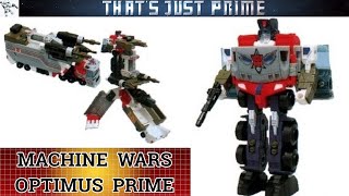 Machine Wars Optimus Prime Review Thats Just Prime Ep 04 [upl. by Sapphire894]