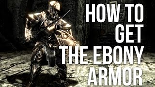 How to get the Ebony Armor in Skyrim Boethiahs Calling [upl. by Linkoski]