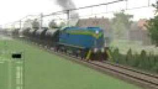 TEM2  TЭM2  w Train Simulator  linia 202 [upl. by Reinaldos]