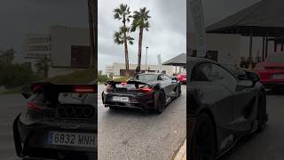 Full Black 765LT Spider mclaren 765lt spider fullblack british supercar automobile shorts [upl. by Divine]