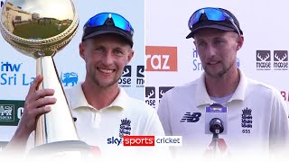 quotWe showed maturity poise amp calmnessquot  Joe Root reacts to Englands series victory over Sri Lanka [upl. by Iot500]