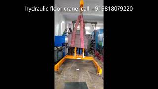 hydraulic floor crane hydrauliccylinderindia [upl. by Qerat]