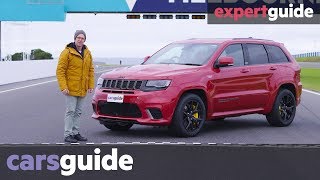 Jeep Grand Cherokee Trackhawk 2018 review [upl. by Alver572]