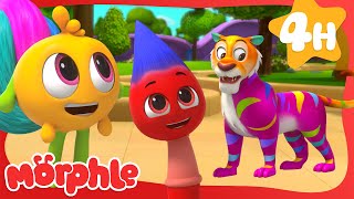 Morphle Paints a Colorful Tiger 🎨🐯  Cartoons for Kids  Mila and Morphle [upl. by Rodriguez780]