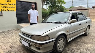 I drove a 29 Year Old Toyota Corolla 180i Sprinter  Cost Of Ownership  Exhaust  Interior [upl. by Anelys]