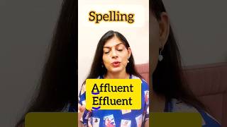 quotAffluent vs Effluent Pronunciation amp Meaning  Common English Confusionsquotenglishwords ytshorts [upl. by Thill26]