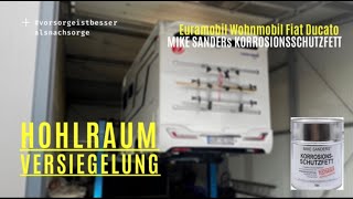 Euramobil Wohnmobil Fiat Ducato Hohlraumversiegelung amp Unterbodenversiegelung mit Mike Sanders Fett [upl. by Amelia]