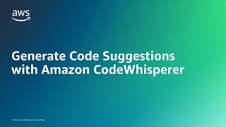 Amazon CodeWhisperer Overview  Amazon Web Services [upl. by Yreffeg]