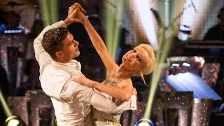 Helen George and Aljaz Skorjanec Viennese Waltz to At Last  Strictly Come Dancing 2015 [upl. by Haff89]