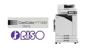 The RISO ComColor FT1430 [upl. by Yarw]