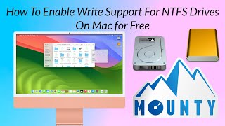 How To Enable Write Support For NTFS Drives On Mac for Free [upl. by Ahon]