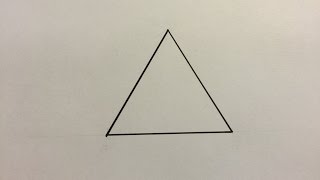 Comment Dessiner Un Triangle Equilatéral  How To Draw A Equilateral Triangle [upl. by Vicky]