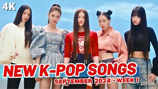 NEW KPOP SONGS  SEPTEMBER 2024 WEEK 1 [upl. by Shirk468]