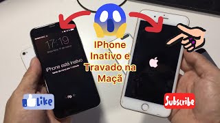 IPHONE INATIVO OU IPHONE TRAVADO NA TELA DA MAÇA  COMO RESOLVER [upl. by Sargent136]