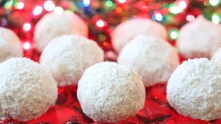 EASY Christmas Snowballs  Pecan Balls  So Easy ANYONE Can Make These [upl. by Sirovart946]