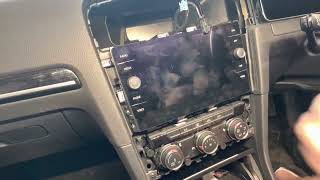 Volkswagen Golf MK75 StereoEntertainment unit removal [upl. by Cameron]