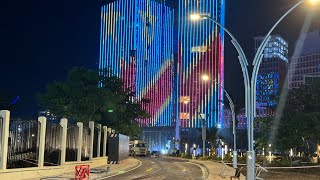 Kinshasa’s New Financial Center by Night [upl. by Auberbach]