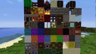 Minecraft HD Texture Pack Review  Sphax PureBD Craft 128x [upl. by Atirb]