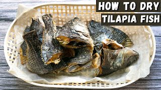 How To Dry Fish  Drying Tilapia Fish For Storage [upl. by Mirabel460]