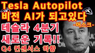 테슬라 조사 주도 NHTSA 국장 사임  Tesla Autopilot 비전 AI가 되고있다  일론 머스크   4분기 새로운 기록  테슬라 Q4 컨센서스 하향 [upl. by Trixi423]