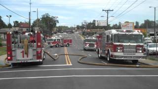 Firefighters Battle 3 Alarm Fire  Recycling Plant [upl. by Daza]