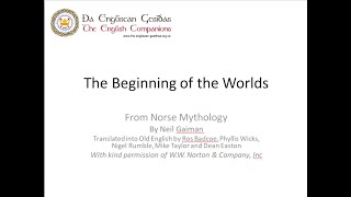 The Beginning of the Worlds from Norse Mythology by Neil Gaiman [upl. by Dahsra452]