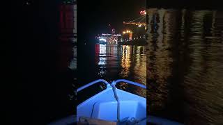 Lure Fishing at night at the Port of Brisbane [upl. by Magel]