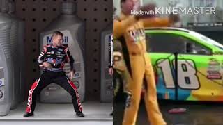 Clint Bowyer amp Kyle Busch Have a Dance Off [upl. by Vaish]