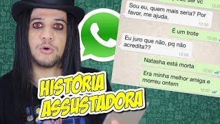 HISTÓRIA ASSUSTADORA DO WHATSAPP  NINA E NATASHA [upl. by Murvyn]