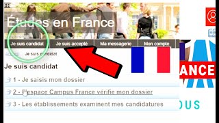 TOUT LE SITE CAMPUS FRANCE EXPLIQUÉ DE A à Z  réussir la procédure études en France [upl. by Wallas]