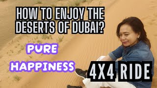 DESERT OF DUBAI 4X4 RIDEENJOYING THE SANDS DUNES MOUNTAINS AND THRILLSHEARTSTOPPING JOURNEY [upl. by Raamaj]