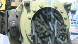 Mn ore and baghouse dust extrusion 10wmv [upl. by Sila25]