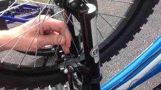 How to True Straighten a Bicycle Wheel in 2 minutes [upl. by Acirema22]