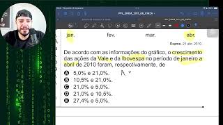 177 gráfico faz uma comparação entre os crescimentos das ações da Vale e da Ibovespa de janeiro [upl. by Carmelia272]