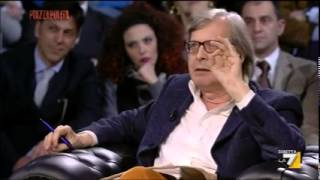 Vittorio Sgarbi a Piazza Pulita [upl. by Radbourne]