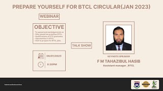 Prepare yourself for BTCL circular  Webinar  2023  IIUC ETE CAREER FORUM  TELECOM CLUB IIUC [upl. by Ojeibbob]