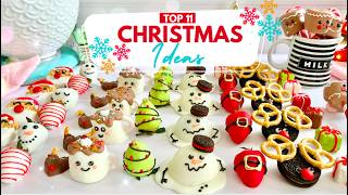 🎄 11 POSTRES SIN HORNO de NAVIDAD para VENDER y GANAR DINERO desde CASA 🎅🏼 IMPRESIONA a tus CLIENTES [upl. by Galanti927]